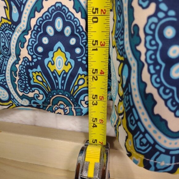 June & Vie Kaftan Caftan Maxi Dress PLUS 18/20 Floral Paisley Retro Mrs. Roper - Picture 7 of 11